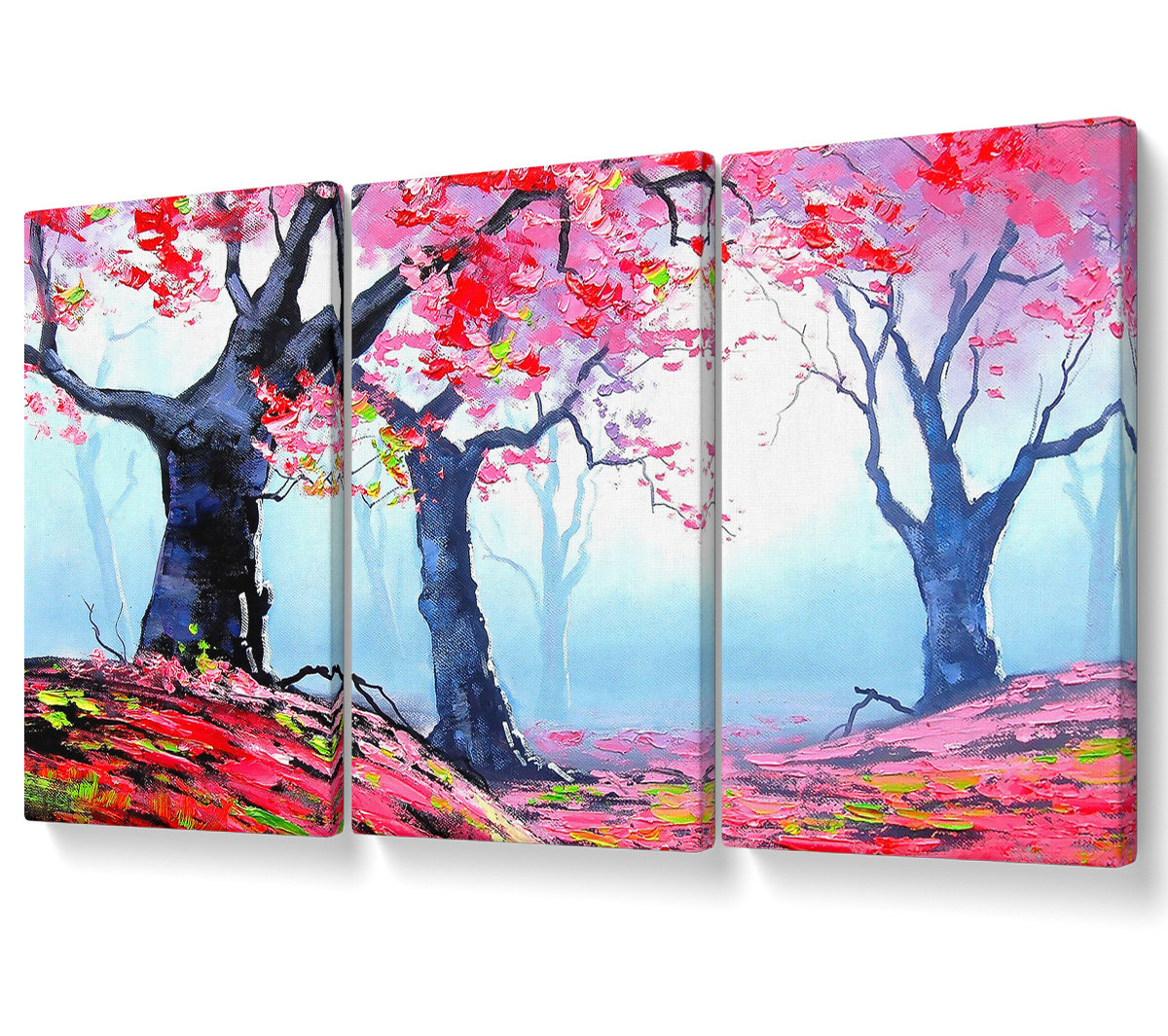 Union Rustic Spring - 3 Piece Wrapped Canvas Graphic Art | Wayfair.co.uk