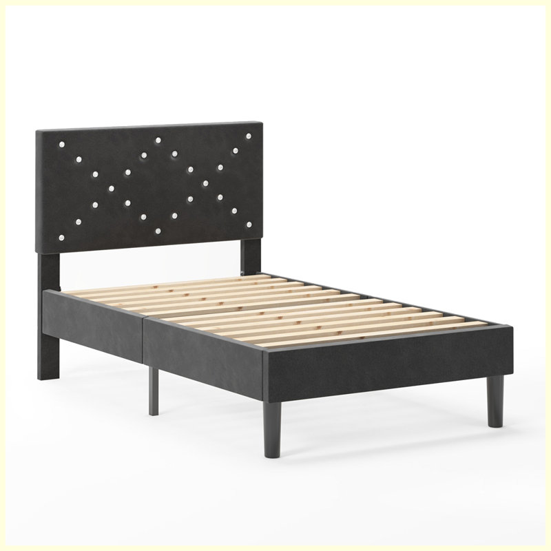 Lit plateforme tapissier