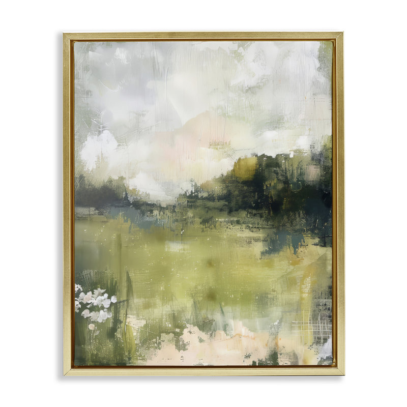  «Scénic Atmosphere Atmosphere», art mural encadré flottant par Irena Orlov, H 31 po x l 25 po