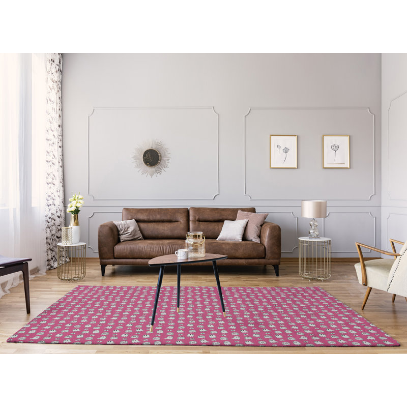 Chenille Toile Indoor Rug, Rectangle 9' x 12'