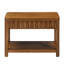 Table de bout rectangulaire 25 po avec tablette de rangement (seulement avec table basse, sans chaises)