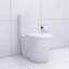 Toilette allongée une pièce - blanc
