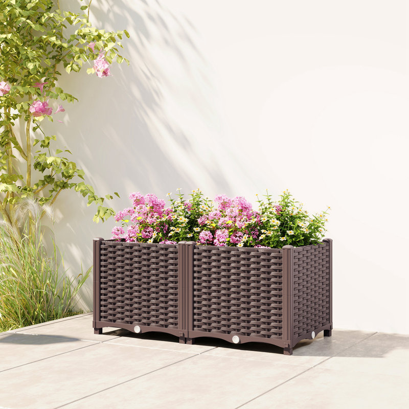 Raised Garden Bed, 37cm H x 80cm W x 40cm D
