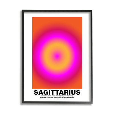 Funny Sagittarius Astrology Framed by House of Lulu