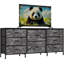 Meuble télé 8 tiroirs, commode en tissu-861613404