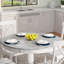 5 Pieces Dining Table and Chairs Set, Kitchen Room Solid Wood Table with 4 Chairs