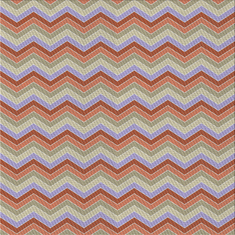 Tapis rouge/gris à motifs, Carré 4 pi