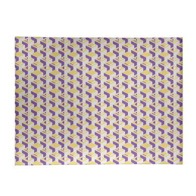 Chenille Geometric Indoor Rug