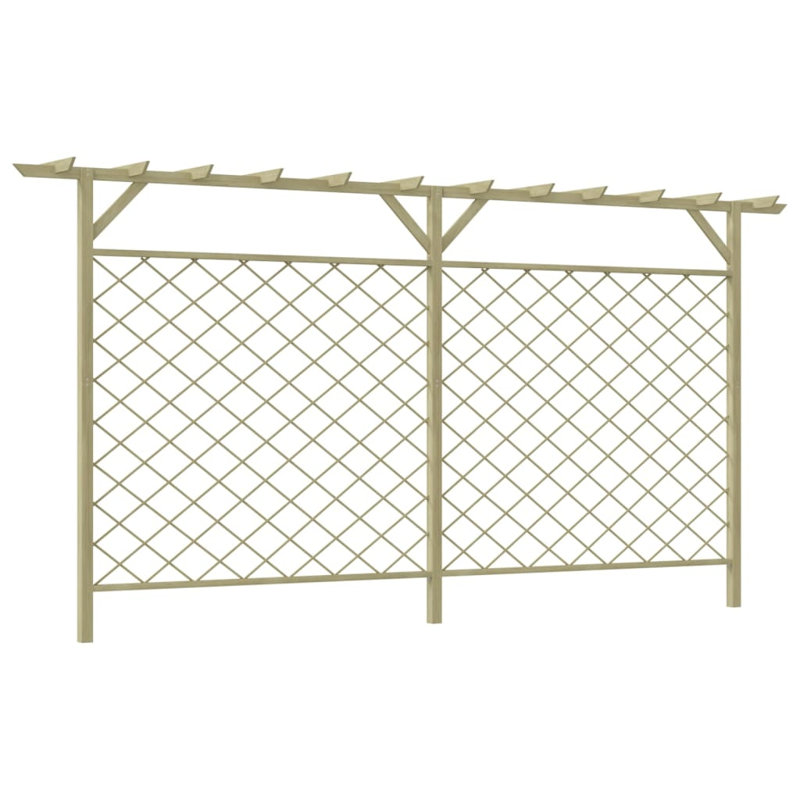 200cm H x 10cm W Wood Lattice Panel Trellis