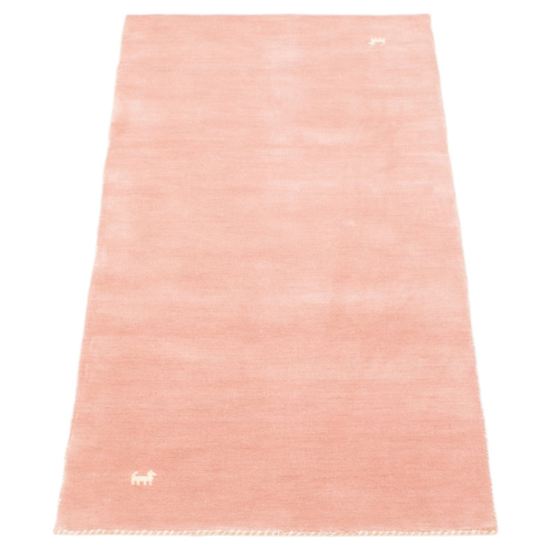 Tapis saumon Kashkuli Gabbeh 2 pi 7 po x 6 pi 6 po