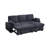 Savannah Modular Corduroy Sectional Sofa With Ottoman-2145436519
