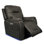 Fauteuil inclinable Valencia Campania | Tissu de qualité supérieure durable, souple et souple de qualité supérieure, fauteuil inclinable électrique, soutien lombaire électrique, appui-tête électrique, charge sans fil, éclairage à DEL (siège uni