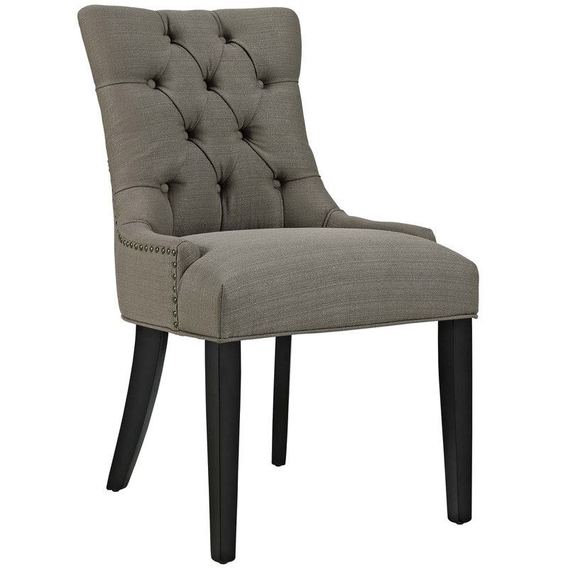Regent Fabric Dining Chair, Granite