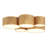 5-Light Hand Woven Drum Flush Mount