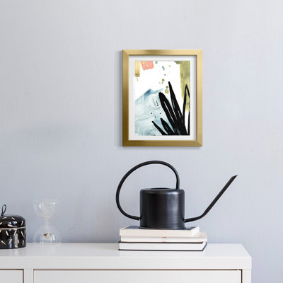 No Deckle Tropical Moderne IX -Framed Print