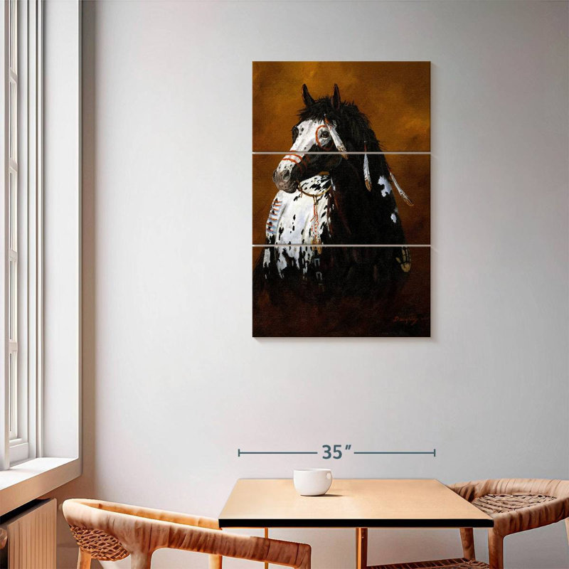 Brampt Sioux War Pony, 57" H x 36" W