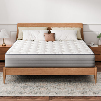 8"/10"/12" Medium Memory Foam Pocket Spring Hybrid Mattress In A Box With Certipur-US Certified Foam by Alwyn Home