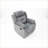 Recliners Single Manual Motion | Plush Velvet | Dark Gray