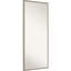 Miroir pleine grandeur en bois non biseauté, cadre argenté Patrick, miroir mural-1605877689