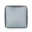 Repose-pieds rectangulaire en similicuir Bambo, gris