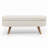 Ottoman Oval Storage Bench,Rubber Wood Legs(43.5"X16"X16")-110402478