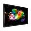 Rainbow Splash on Black - photographie sur toile-67228113-67228112