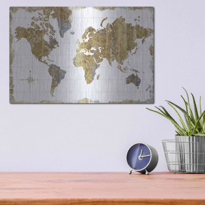 «Gilded Map» par Wild Apple Portfolio
