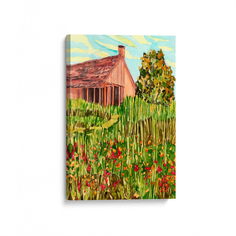 «Where the wind S'arrange II» par Melissa Wang, reproduction d'art sur toile, H 12 po x l 16 po