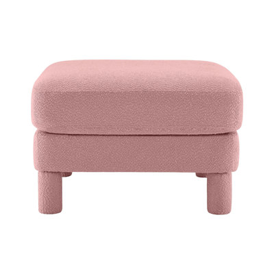 Repose-pieds Lucas - polyester - rose
