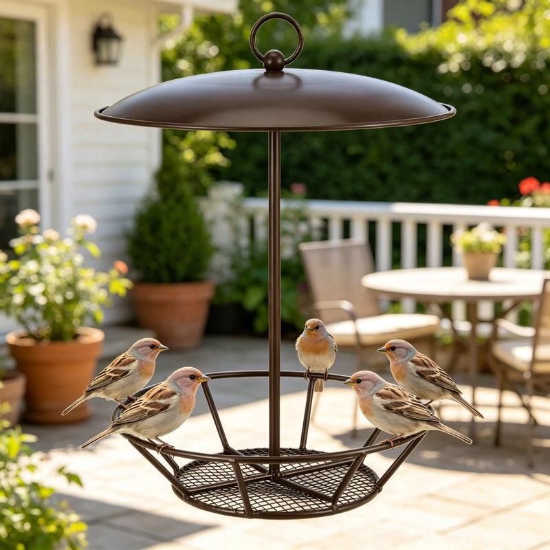 Mangeoire à oiseaux cylindrique pour gâteaux S-6-2