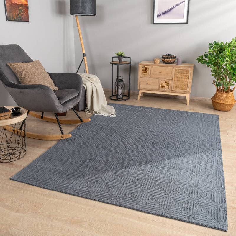 Latanza Geometric Rug, Rectangle 5'3" x 7'3"