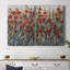 «Garden Poppies» - Toile tendue avec châssis de qualité supérieure - Prêt à être accroché-108966909