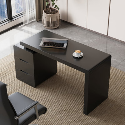 47.2" Writing Desk With 3 Drawers Office Furniture