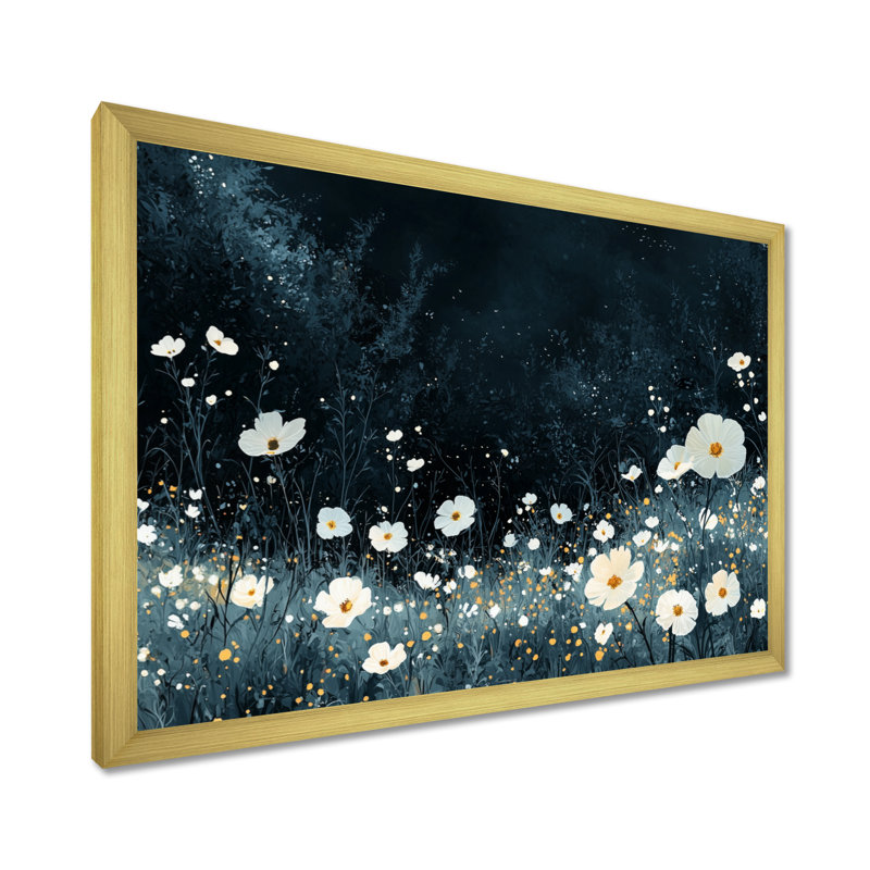 Wolter - Floral Wall Art, H 24 po x l 32 po, Avec cadre, Doré