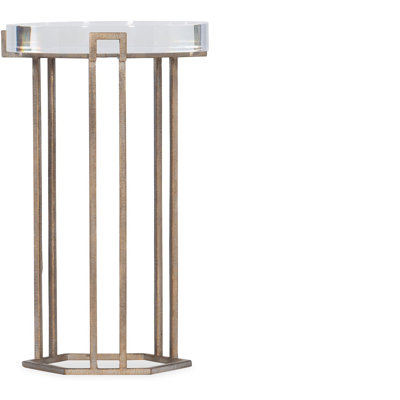 Melange Glass End Table