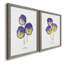 Pressed Violas I - Ensemble de 2 peintures sur toile encadrées-1514359259-1514359258
