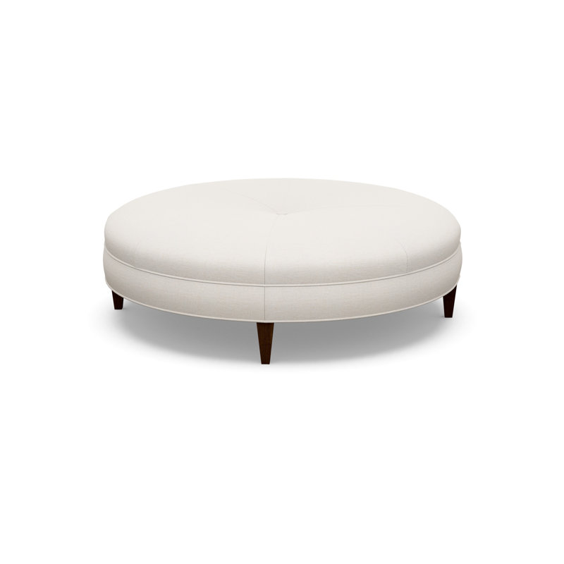 Round Ottoman, Walnut, 9637-49