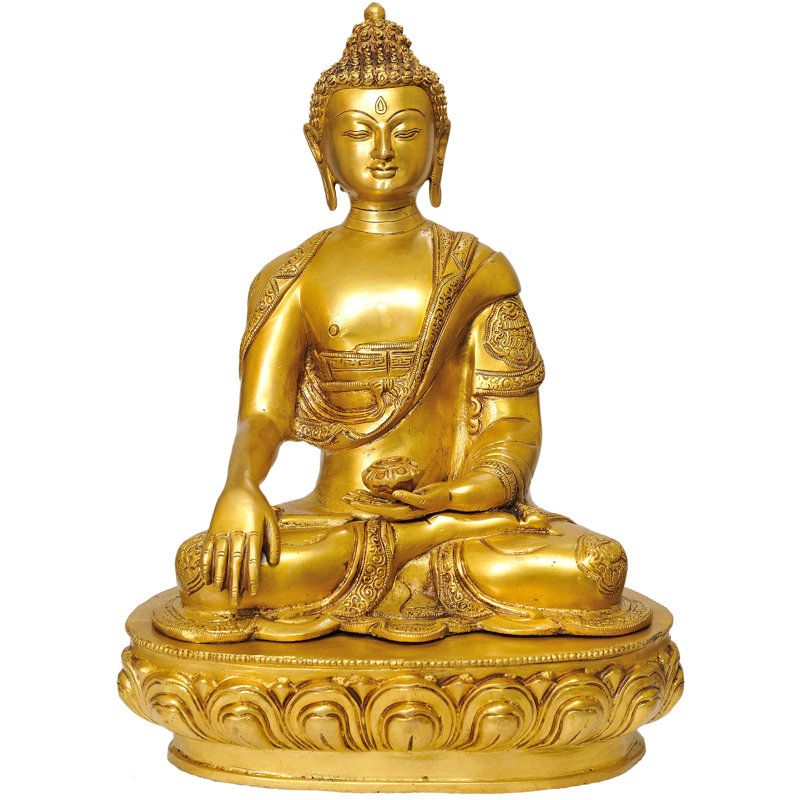 Statue de Bouddha dans le Bhumisparsha Mudra