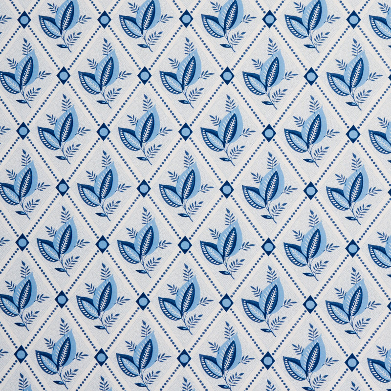 Tissu de treillis Basile, Porcelaine