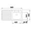 Standard 98 x 49cm Inset Kitchen Sink-21923989