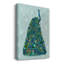 Christmas Peacock Christmas Tree- Gallery Wrapped Canvas-2015429983
