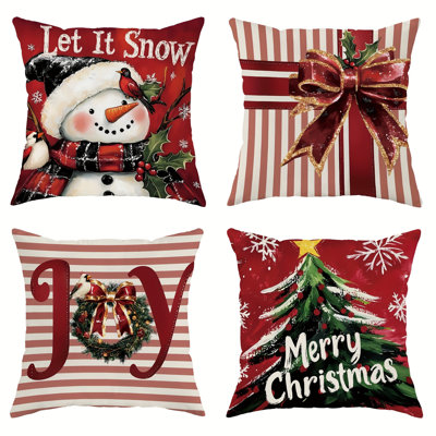 Throw Pillow Covers 18X18Inch Set Of 4
