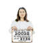Please Tell Your Boobs Stop Staring 11 Inch x 17 Inch Plastic Sign