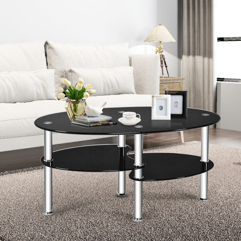 Adalheid Solid Coffee Table with Storage