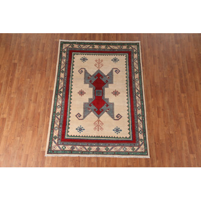 Handmade Kazak Oriental Rug 5