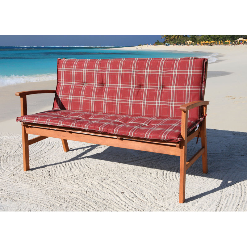 Beard Bench Cushion, Ruby