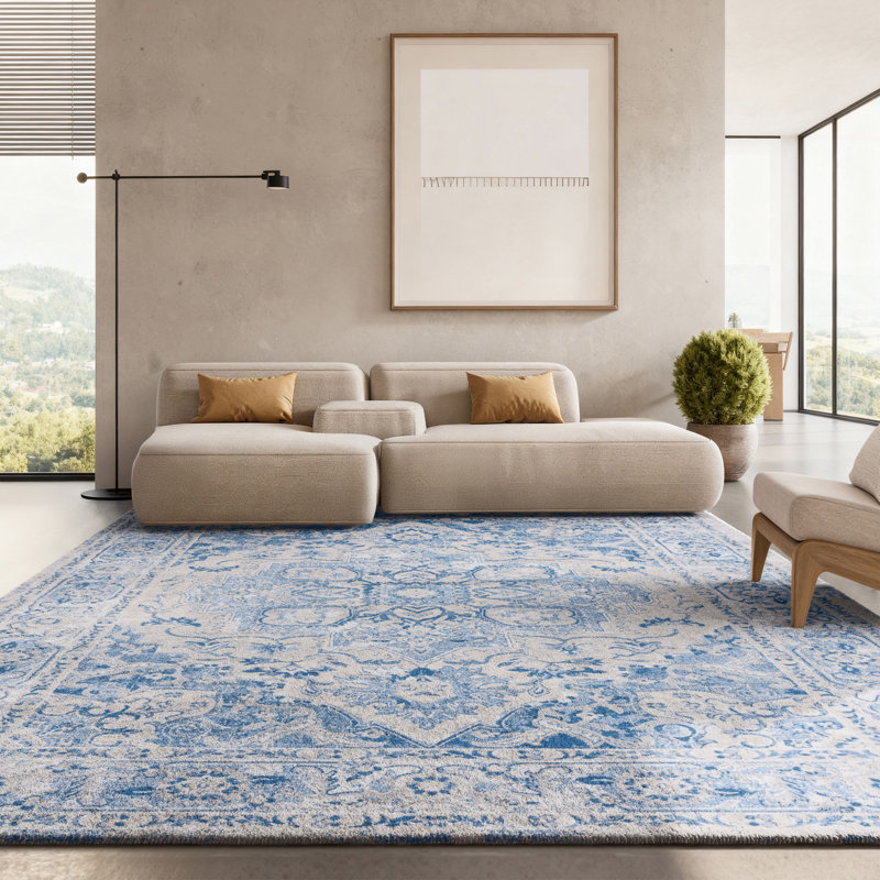 Claudearl Performance Oriental Rug, Rectangle 8' x 10'