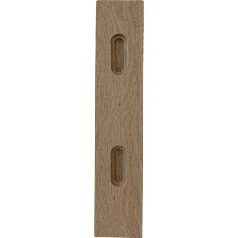 Support en bois Thompson, Acajou, H 10 po x l 2,5 po x P 7 po