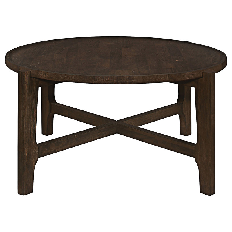 Round Wood Coffee Table