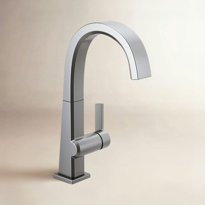 Pivotal Bar Faucet, Arctic Stainless